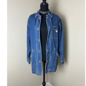 vintage 90s lauren jeans co ralph lauren denim size m workwear barn jacket